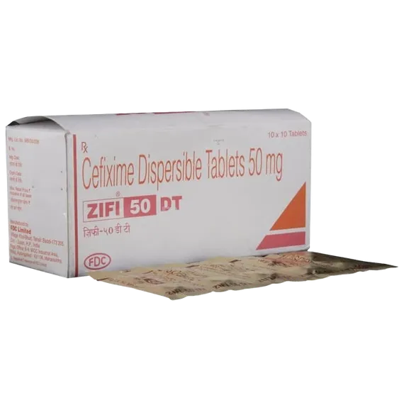 zifi dt 50mg tablet 10's
